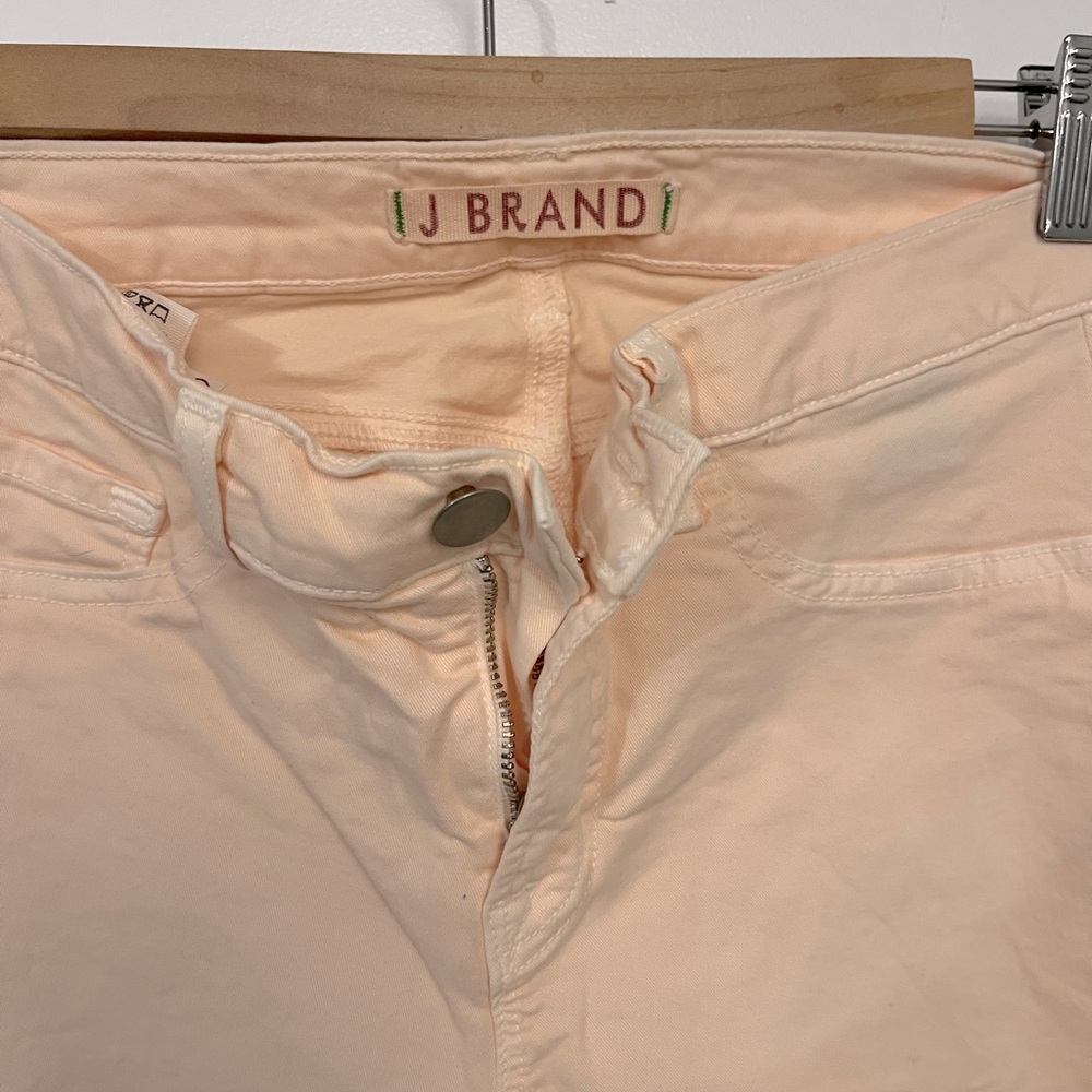 Like-New J Brand Skinny Jeans, Peach, Size 27